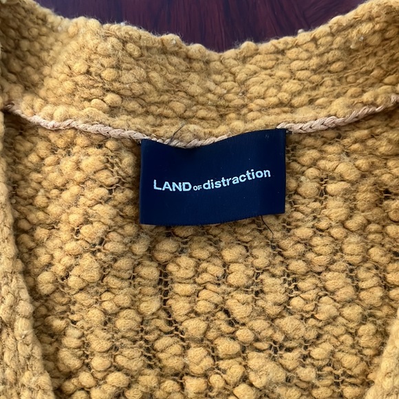 Land Of Distraction Long Wool Cardigan Sweater - Picture 6 of 14
